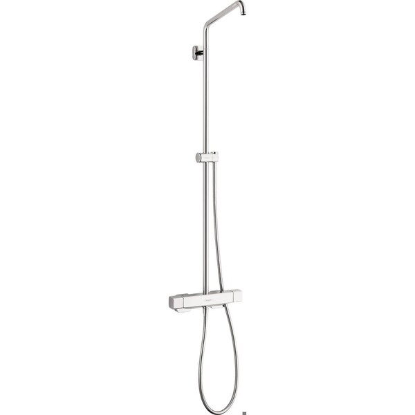 Hansgrohe Croma E Showerpipe Without Shower Components In Chrome